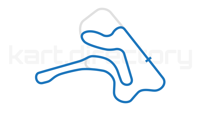 Athboy Karting Centre Circuit 3 layout map